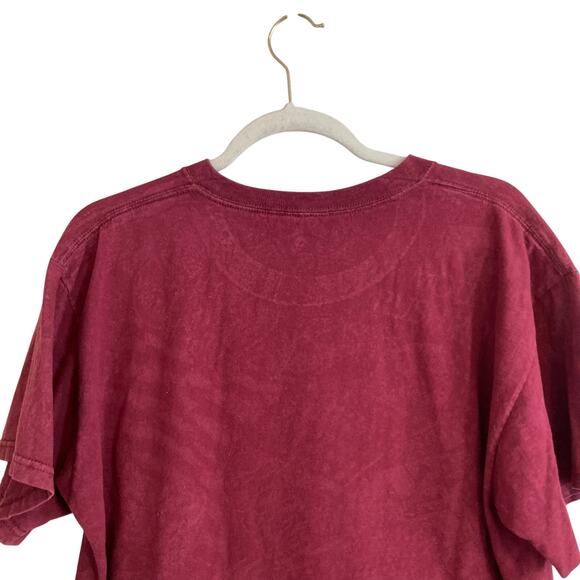 Mount Rushmore National Park Maroon AOP Graphic T shirt Size Medium Destination - Picture 6 of 16